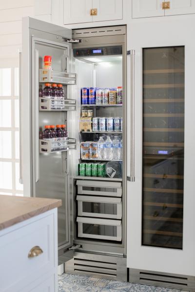 24" Hestan KRC Series Left-Hinge Column Refrigerator in Prince - KRCL24-BU