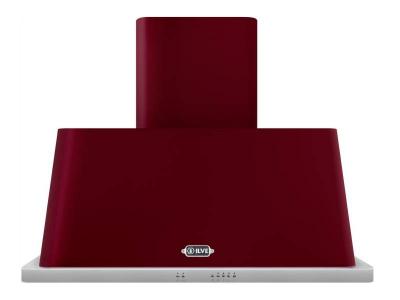 36" ILVE Majestic Wall Mount Convertible Range Hood in  Burgundy  - UAM90BU