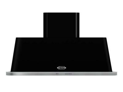 48" ILVE Majestic  Wall Mount Convertible Range Hood in Glossy Black - UAM120BK