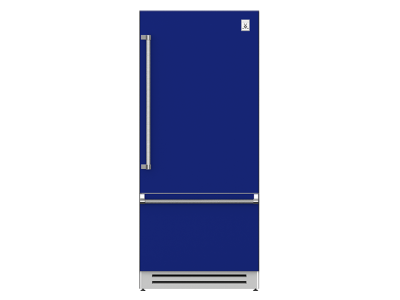 36" Hestan KRB Series Right-Hinge Bottom Mount Refrigerator with Bottom Compressor - KRBR36-BU