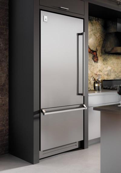 36" Hestan KRB Series Right-Hinge Bottom Mount Refrigerator with Bottom Compressor - KRBR36-GG