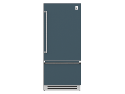 36" Hestan KRB Series Right-Hinge Bottom Mount Refrigerator with Bottom Compressor - KRBR36-GG
