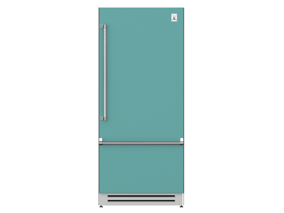 36" Hestan KRB Series Right-Hinge Bottom Mount Refrigerator with Bottom Compressor - KRBR36-TQ