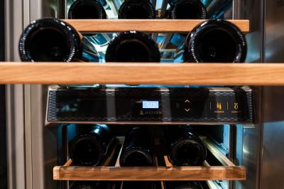 24" Hestan KRW Series Wine Refrigerator in Pacific Fog - KRWR24-GG