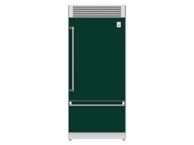 36" Hestan KRP Series Right-Hinge Pro Style Bottom Mount Refrigerator with Top Compressor - KRPR36-GR