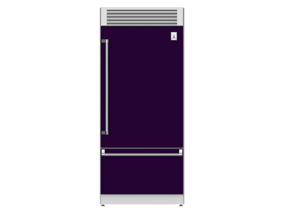 36" Hestan KRP Series Right-Hinge Pro Style Bottom Mount Refrigerator with Top Compressor - KRPR36-PP