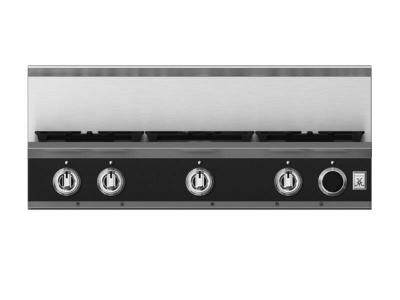 36" Hestan  KRTS Series 5-Burner Smart Gas Rangetop  - KRTS365-NG-BK