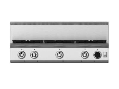 36" Hestan  KRTS Series 5-Burner Smart Gas Rangetop  - KRTS365-NG-WH