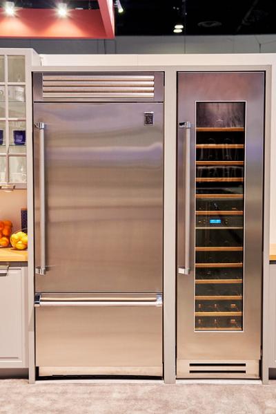 36" Hestan KRP Series Left-Hinge Pro Style Bottom Mount Refrigerator with Top Compressor - KRPL36-GR