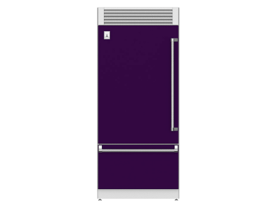 36" Hestan KRP Series Left-Hinge Pro Style Bottom Mount Refrigerator with Top Compressor - KRPL36-PP