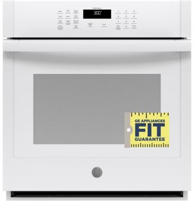 27" GE 4.3 Cu. Ft. Electric Self-Cleaning Single Wall Oven - JKS3000DNWW