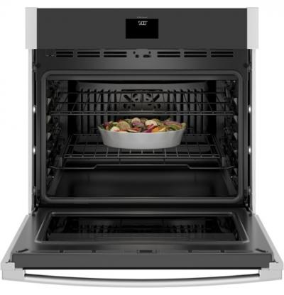 30" GE 5.0 Cu. Ft. Electric Convection Self-Cleaning Single Wall Oven - JTS5000SNSS