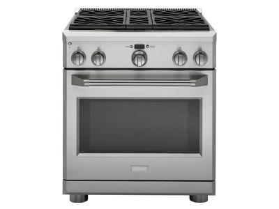 30" Monogram  All Gas Professional Range with 4 Burners (Natural Gas) - ZGP304NRSS