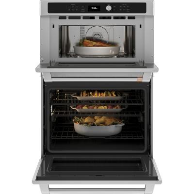 30" Café 6.7 Cu. Ft. Combination Double Wall Oven With Convection - CTC912P2NS1