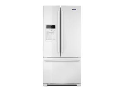 33" Maytag 22 Cu. Ft. French Door Refrigerator with Beverage Chiller Compartment - MFI2269FRW