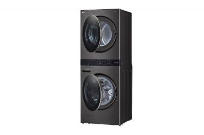 	27" LG Single Unit Front Load LG WashTower With Centre Control 5.2 Cu. Ft. Washer and 7.4 Cu. Ft. Electric Dryer - WKEX200HBA