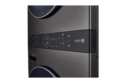 	27" LG Single Unit Front Load LG WashTower With Centre Control 5.2 Cu. Ft. Washer and 7.4 Cu. Ft. Electric Dryer - WKEX200HBA