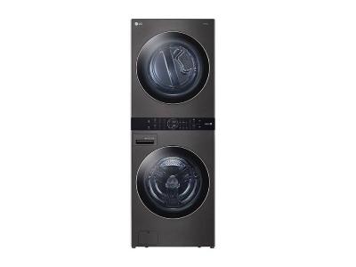 	27" LG Single Unit Front Load LG WashTower With Centre Control 5.2 Cu. Ft. Washer and 7.4 Cu. Ft. Electric Dryer - WKEX200HBA