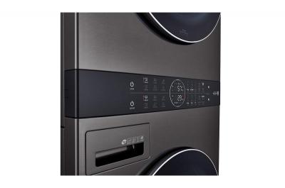 27" LG Single Unit Front Load WashTower with Center Control 4.5 Cu. Ft. Washer and 7.4 Cu. Ft. Gas Dryer - WKGX201HBA