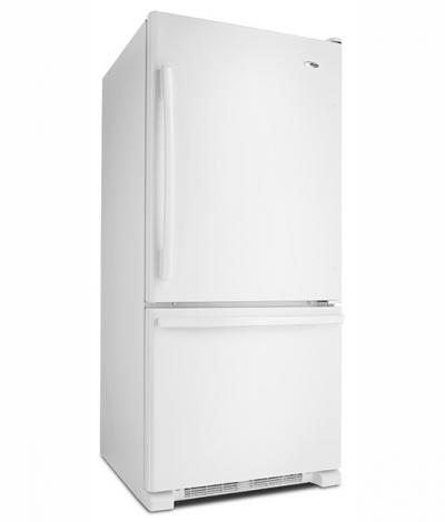30" Amana 18.5 cu. ft. Bottom-Freezer Refrigerator - ABB1924BRW