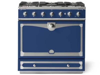 36" La Cornue CornuFe 90 Series Freestanding 5 Sealed Burners Dual-Fuel Range - C9RP