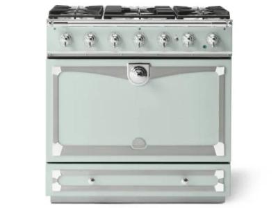 36" La Cornue CornuFe 90 Series Freestanding 5 Sealed Burners Dual-Fuel Range - C9AP