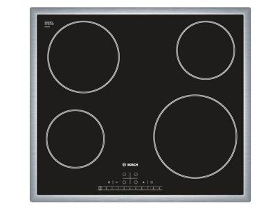 23" Bosch 500 Series Built-In Electric Cooktop With Stainless Steel Frame - NET5466SC