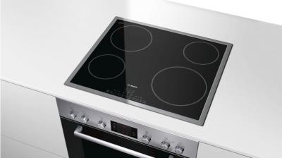 23" Bosch 500 Series Built-In Electric Cooktop With Stainless Steel Frame - NET5466SC
