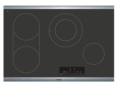 31" Bosch 800 Series Electric Cooktop With Stainless Steel Frame - NET8068SUC