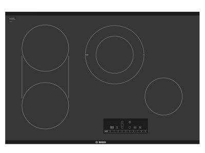 31" Bosch 800 Series Black Frameless Electric Cooktop - NET8068UC