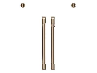 Cafe 2 French-Door Handles 2 Knobs - Brushed Bronze- CXWSFHKPMBZ