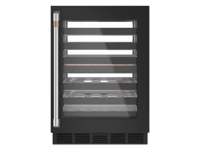 24" Café 4.7 Cu. Ft. Wine Center with 46 Bottle Capacity in Platinum Glass - CCR06DM2PS5