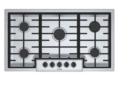 37" Bosch 500 Series Gas Cooktop With 5 Burner - NGM5656UC