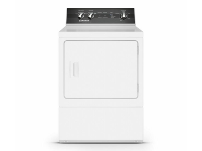 27" Huebsch 7.0 Cu. Ft. DR5 Sanitizing Electric Dryer with Steam in White - DR5103WE