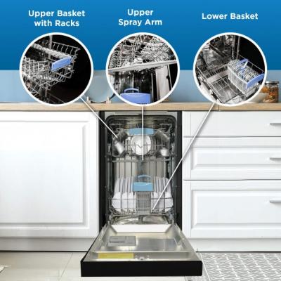 18" Danby Built-in Dishwasher With Front Controls - DDW18D1EB