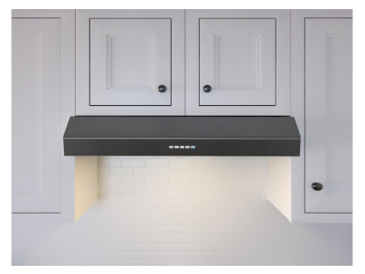 36" Zephyr Core Collection Breeze II Under Cabinet Range Hood in Black Stainless Steel - AK1236CBS