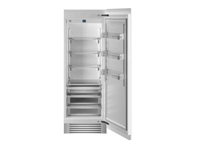 30" Bertazzoni 17.4 Cu. Ft. Built-in Column Refrigerator in Panel Ready - REF30RCPRR/23
