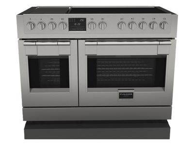 48" Fulgor Milano Sofia 600 Series Freestanding Professional Induction Range - F6PIR485GS1