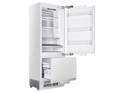 30" Fulgor Milano Overlay Built-In Bottom Mount Refrigerator - FM4BM30IFBI