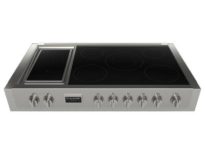 48" Fulgor Milano Sofia 600 Series Pro Induction Rangetop With Griddle - F6IRT485GS1