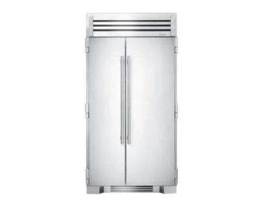 42" True Residential  Side by Side Refrigerator With Stainless Solid Door - TR-42SBS-SS-B
