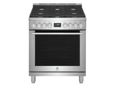 30" Electrolux 4.5 Cu. Ft. Front Control Free Standing Gas Range - ECFG3068AS