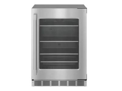 24" Thermador 5.2 Cu. Ft. Professional Glass Door Refrigeration in Stainless Steel - T24UR925RS