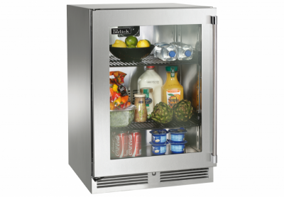 24" Perlick Signature Series Built-In Counter Depth Compact Refrigerator - HH24RM44RL