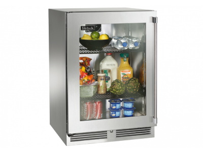 24" Perlick Signature Series Built-In Counter Depth Compact Refrigerator - HH24RM44RL