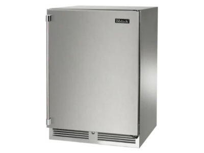 24" Perlick Indoor Signature Series Right-Hinge Undercounter Refrigerator in Solid Stainless Steel Door - HP24RS41R