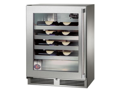 24" Perlick Signature Series Single Zone Wine Cooler - HH24WM43L