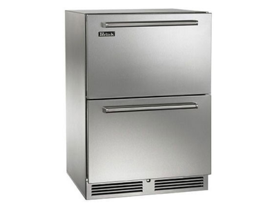 24" Perlick Indoor Signature Series Undercounter Freezer Drawers with Stainless Steel Drawers - HP24FS45