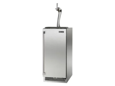 15" Perlick Indoor Signature Series Adara Right-Hinged Beverage Dispenser in Solid Stainless Steel Door - HP15TS41RL1A