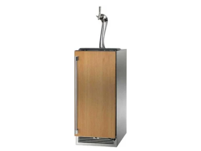 15" Perlick Indoor Signature Series Adara Right-Hinged Beverage Dispenser in Solid Panel Ready Door - HP15TS42RL1A